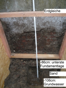 Der Hauswasseranschluss wird erneuert
