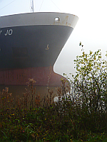Der Bug des Schiffes Kathy Joe